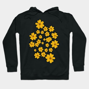 Floral pattern tropical daisy Hoodie